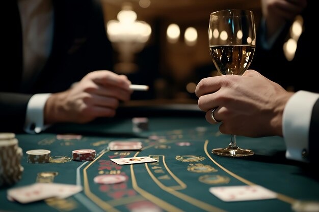 Chat panel showing players greeting dealer